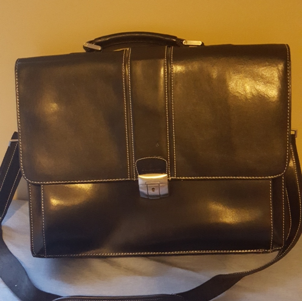Samsonite Leather Laptop Briefcase
